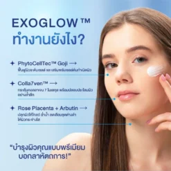 BONETA EXOGLOW รีวิว โบเนต้า ผิวสว่างกระจ่างใส ริ้วรอย ผิวชุ่มชื้น ฝ้า กระ ตีนกา