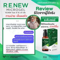 RENEW รีนิว ปวดข้อ ปวดเข่า โรคเก๊าท์ เบาหวาน ออฟฟิศซินโดรม กล้ามเนื้ออักเสบ สะเก็ดเงิน