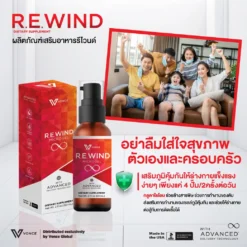 REWIND กลูต้าไธโอน บำรุงปอด บำรุงตับ ภูมิคุ้มกัน สะเก็ดเงิน มะเร็ง VONCE