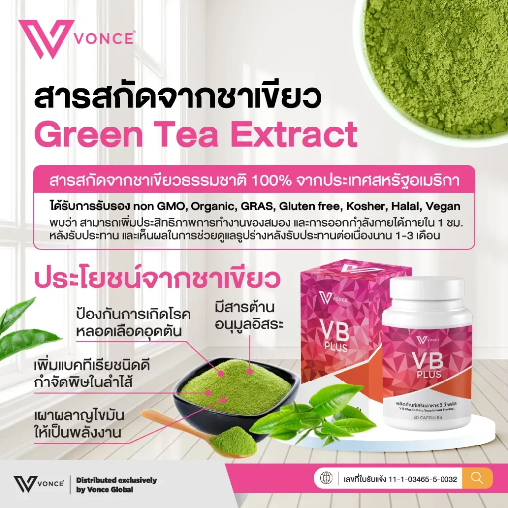 VB Plus วีบี ลดน้ำหนัก ลดไขมัน เร่งเผาผลาญ ต้นแจน ต้นขา หน้าท้อง ลงพุง